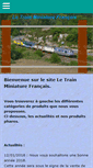 Mobile Screenshot of letrainminiaturefrancais.com